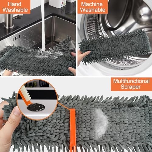 JEHONN Dust Mop for Hardwood Floors, Broom Duster - Image 5