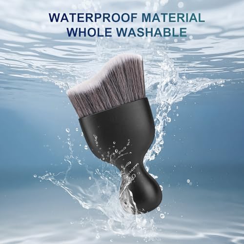 Amrules 2 Pcs Car Interior Detailing Brush Cleaning Tools, Dark Gray - Image 5