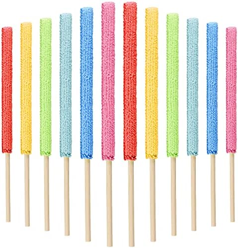 Honeydak 12 Pcs Microfiber Detail Duster Sticks Mini Crevice Cleaning Tools by Honeydak