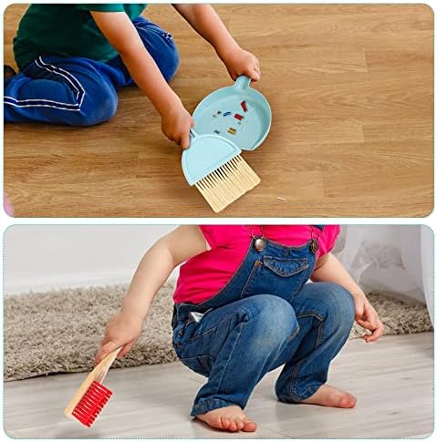 Kids Cleaning Set with Electric Vacuum, Wooden Toddler Cleaning Toys - Image 5