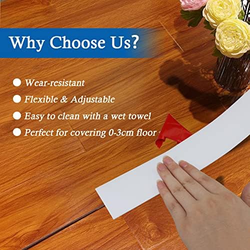 FONUNO Vinyl Floor Transition Strip Self Adhesive Threshold Strip - Image 5