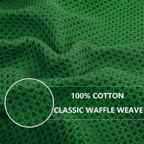 Homaxy 100% Cotton Waffle Weave Kitchen Dish Cloths 6-Pack - Image 2