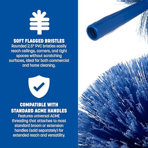 Sparta Round Duster Head, Soft Flagged Bristles, 9 Inch - Image 3