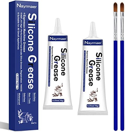 Espresso Machine Grease, 2 x 10g Silicone Grease Maintenance Kit by Nayrmaer