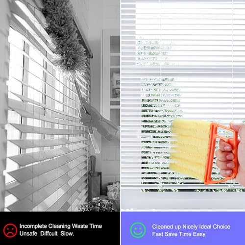 6pcs Window Venetian Blind Cleaner Duster Tool, Blind Duster, dusting Brush - Image 6