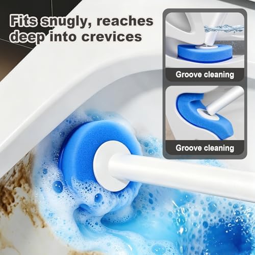 MOPUP Disposable Toilet Brush Set, 35 Refills - Image 3
