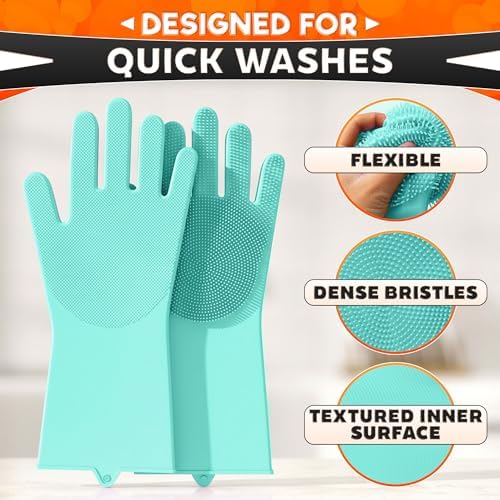 ALPENKOK Silicone Dishwashing Gloves - Image 4