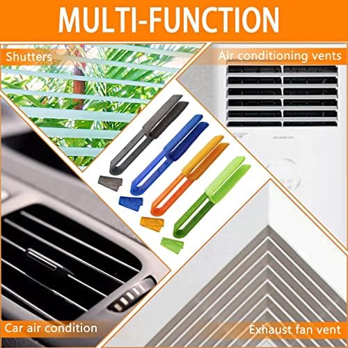 4 Pack Microfiber Blinds Duster, 4 Removable and Washable Sleeves, Cleaner - Image 7