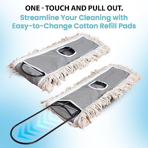 24" Industrial Cotton Floor Dust Mop - Image 6