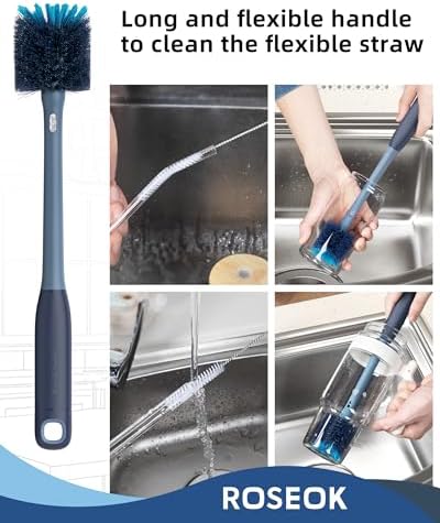 ROSEOK 2 in 1 Bottle Brush - Image 3