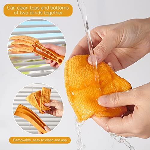 10 Pcs Venetian Window Blind Cleaner Duster Tool Set, Mini Blind Cleaner Duster - Image 3