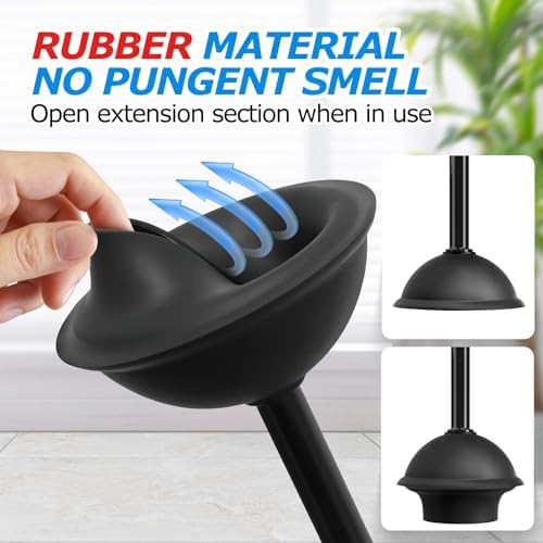 FORASTO 2Pack 4in1 Toilet Plunger and Brush Set - Image 4