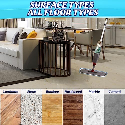 40 Pack Microfiber Cleaning Pads Machine Washable Replacement Head - Image 5