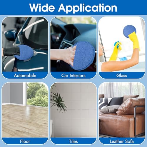 10 Pack Wax Applicator Pads Microfiber - Image 6