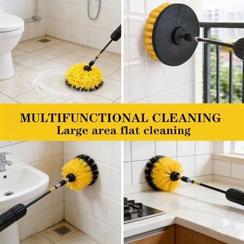 18 Pack Drill Brush Attachment Set, Power Cleaning Scrub Brushes - Image 4