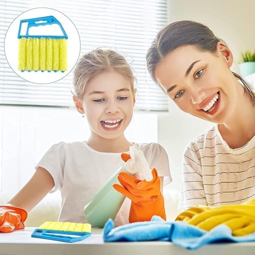 Shutter Brush, Window Blinds Cleaning Brush, Microfiber Duster Tool - Image 4