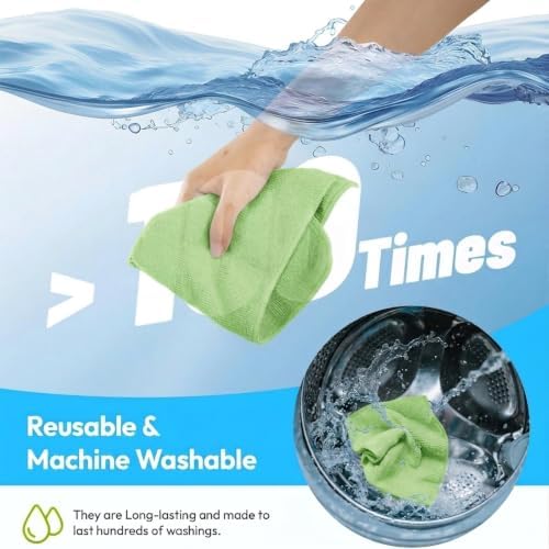 Microfiber Cleaning Cloth 12 Pack, 12 x 12 Inch - Image 5