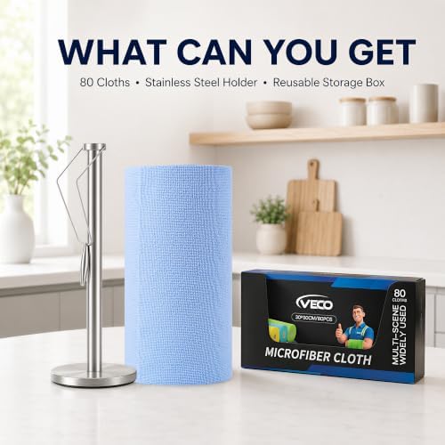 Veco Microfiber Cleaning Cloth Roll - Image 3