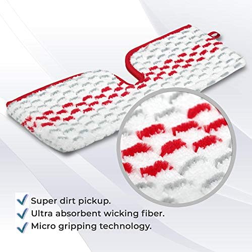 Flammi 4-Pack Washable Spray Mop Refills - Image 2