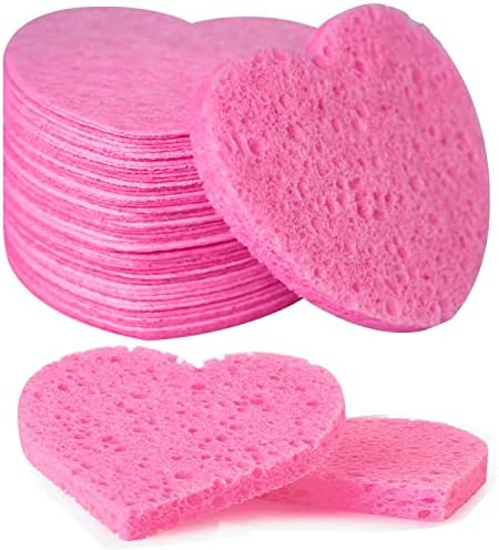 50-Count Compressed Facial Sponges by Mainlyrunmakeupsuppliers