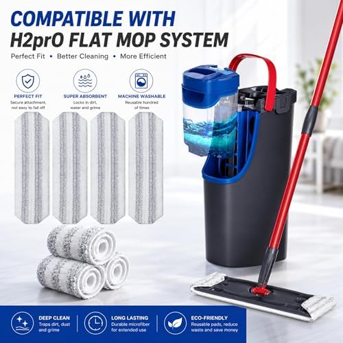 10 Pack H2prO Mop Pads, Compatible - Image 3