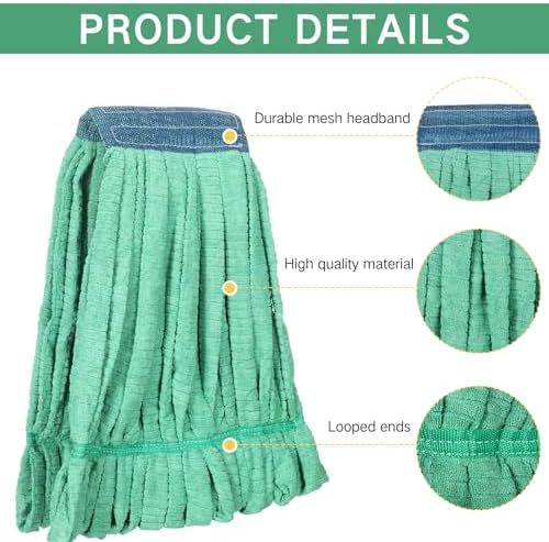 Lallisa 4 Pcs Microfiber Mop Heads Replacement Tube - Image 3