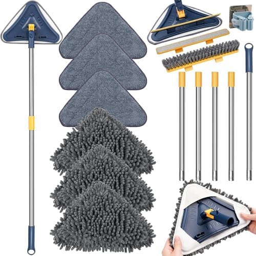 80" Wall Cleaner Mop with Long Handle, Ceiling Cleaner Tool, 5-in-1 sunoyar by Unknown