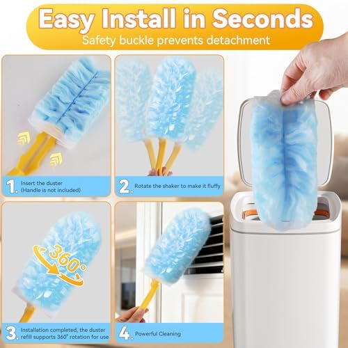 Tiumso 60 Count Duster Refills Dusters - Image 6
