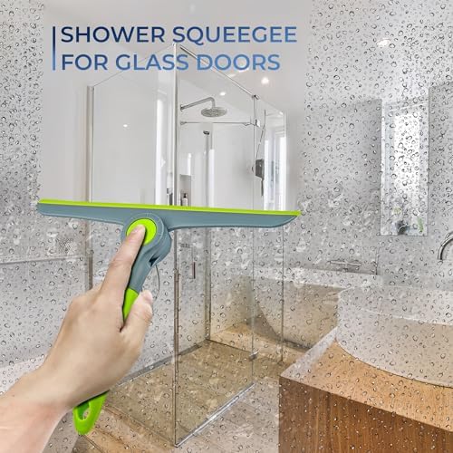 DSV Standard 10" Heavy Duty Green, Handheld Squeegee - Image 4
