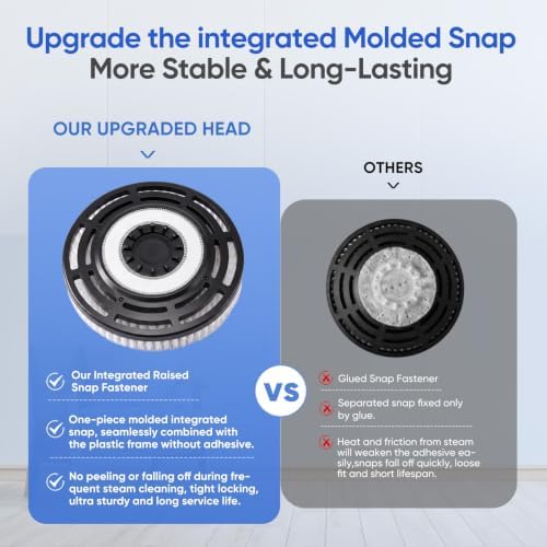 Upgraded Steam Mop Pad Replacement Brush Heads - Image 5