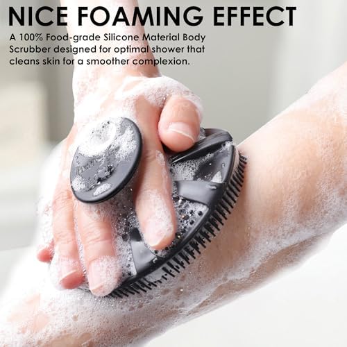 Food-Grade Silicone Body Scrubber - Image 5