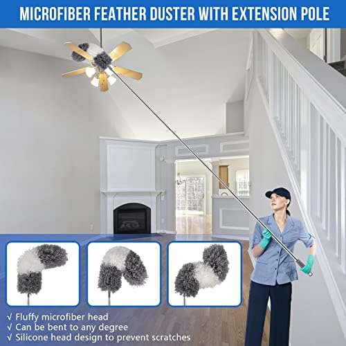 UIMO Microfiber Feather Duster Kit - Image 4