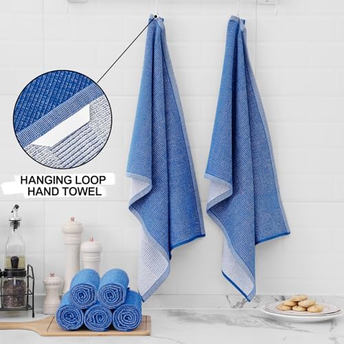 Homaxy 380 GSM Cotton Premium Kitchen Towels 6 Pack - Image 3