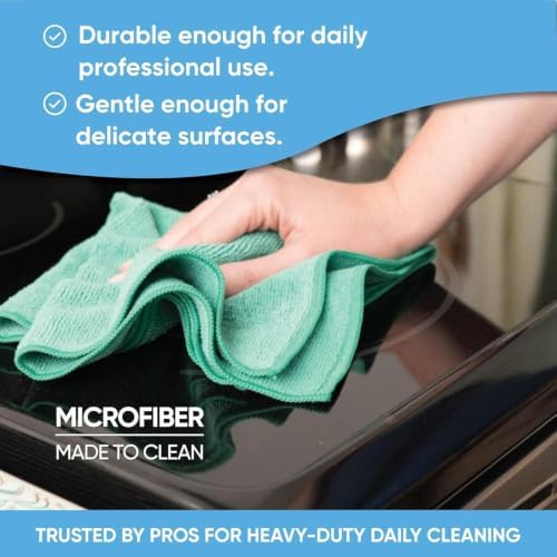 12" x 12" Microfiber Cleaning Cloths - Image 5