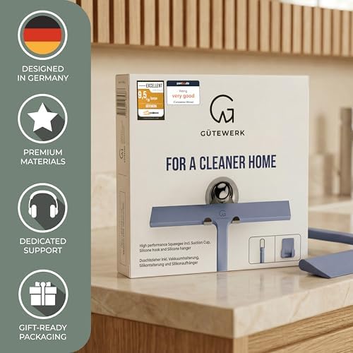 GÜTEWERK Silicone Shower Squeegee - Image 5