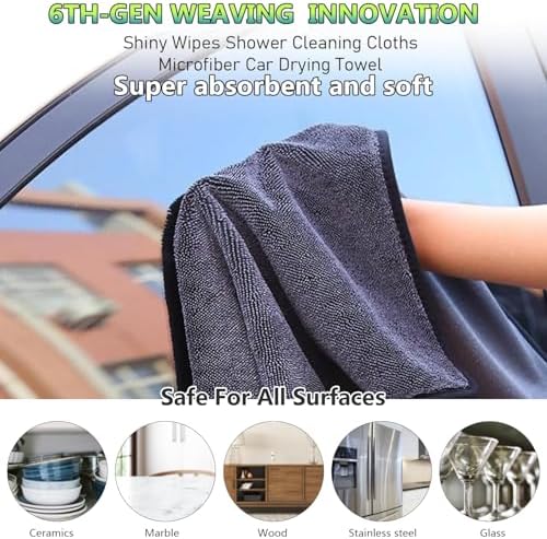 Shiny Shower Wipes Cleaning Cloths, Replacement Towel - Image 4