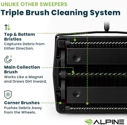 Alpine Manual Carpet Sweeper - Image 5