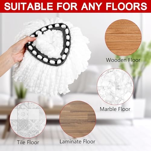 15-Pack Spin Mop Superior Replacement Heads – Compatible - Image 6