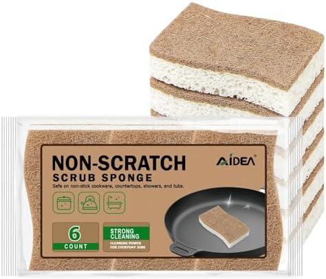 AIDEA Sponges Non Scratch, Natural Sponge by AIDEAHOME