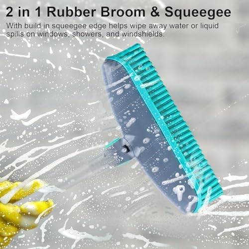 180°Rotating Head Rubber Broom - Image 4