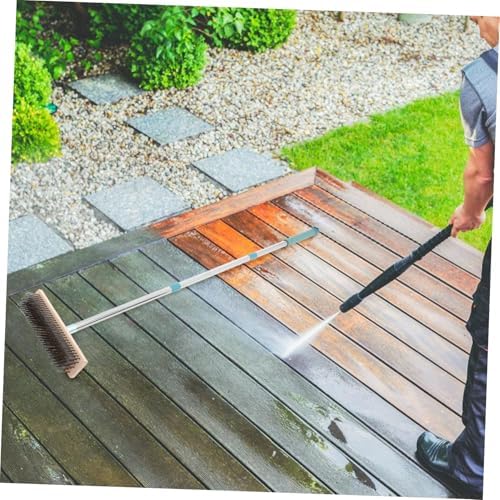 MERRYHAPY Stainless Steel Heavy Duty Deck Scrub Brush - Image 5