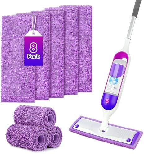 GLIMGLINT Reusable Microfiber Mop Pads Compatible by Unknown