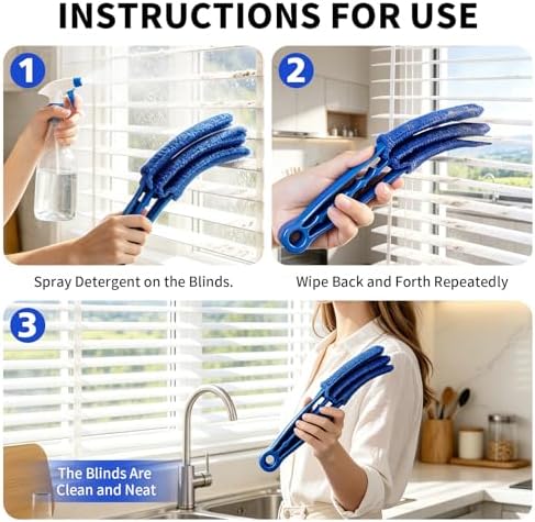 2 Pack Window Blind Cleaner Duster Brush - Image 5