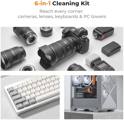 K&F CONCEPT 6-in-1 Keyboard Cleaning Brush Kit - Image 2