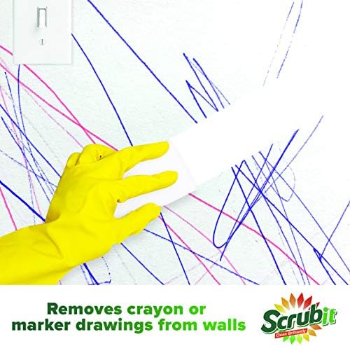Extra Thick Magic Sponge Eraser by SCRUBIT- Kitchen, Floor and Wall Cleaner - Image 3
