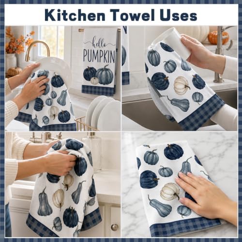tineit Fall Kitchen Towel, 4 Piece - Image 5