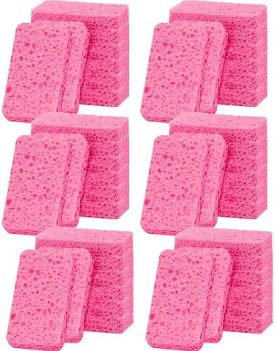 36 - Pack Non-Scratch Scrub Sponges - Sponges by Mainlyrunmakeupsuppliers