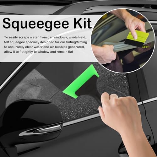 2PCS Car Window Tint Squeegee, Portable Small Squeegees - Image 6
