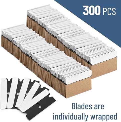 Bates- Single Edge Razor Blades, 300 Pack, Carbon Steel Razor Blades Single - Image 2
