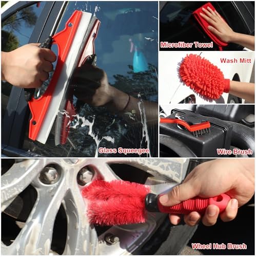 25Pcs Car Detailing Kit with Drill Brushes, Car Cleaning Kit - Image 5